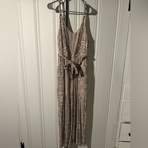 IN THE BEGINNING wide leg jumpsuit. Large. - Picture 1 of 4